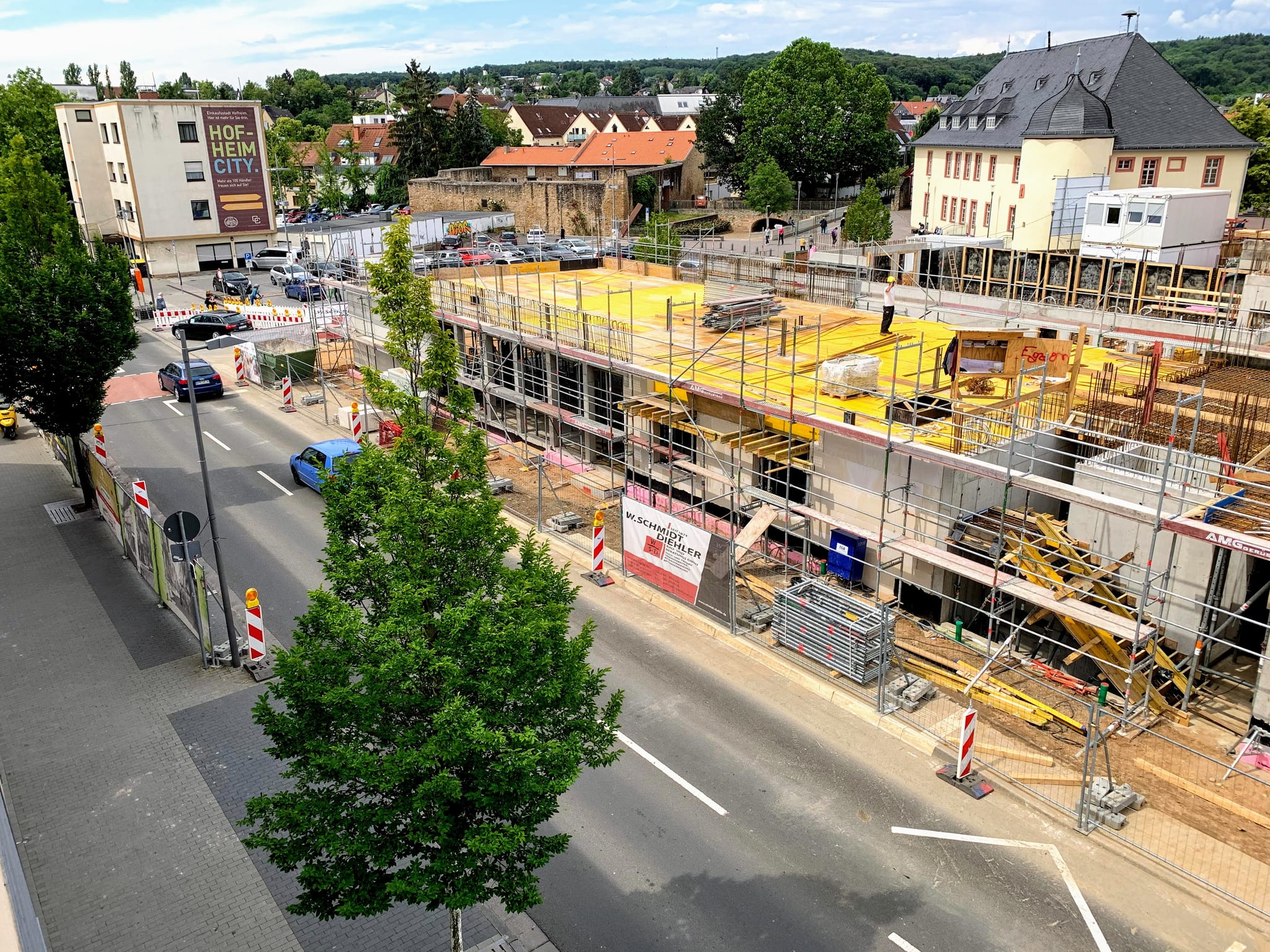 Elisabethenstraße offen, Parkplätze frei