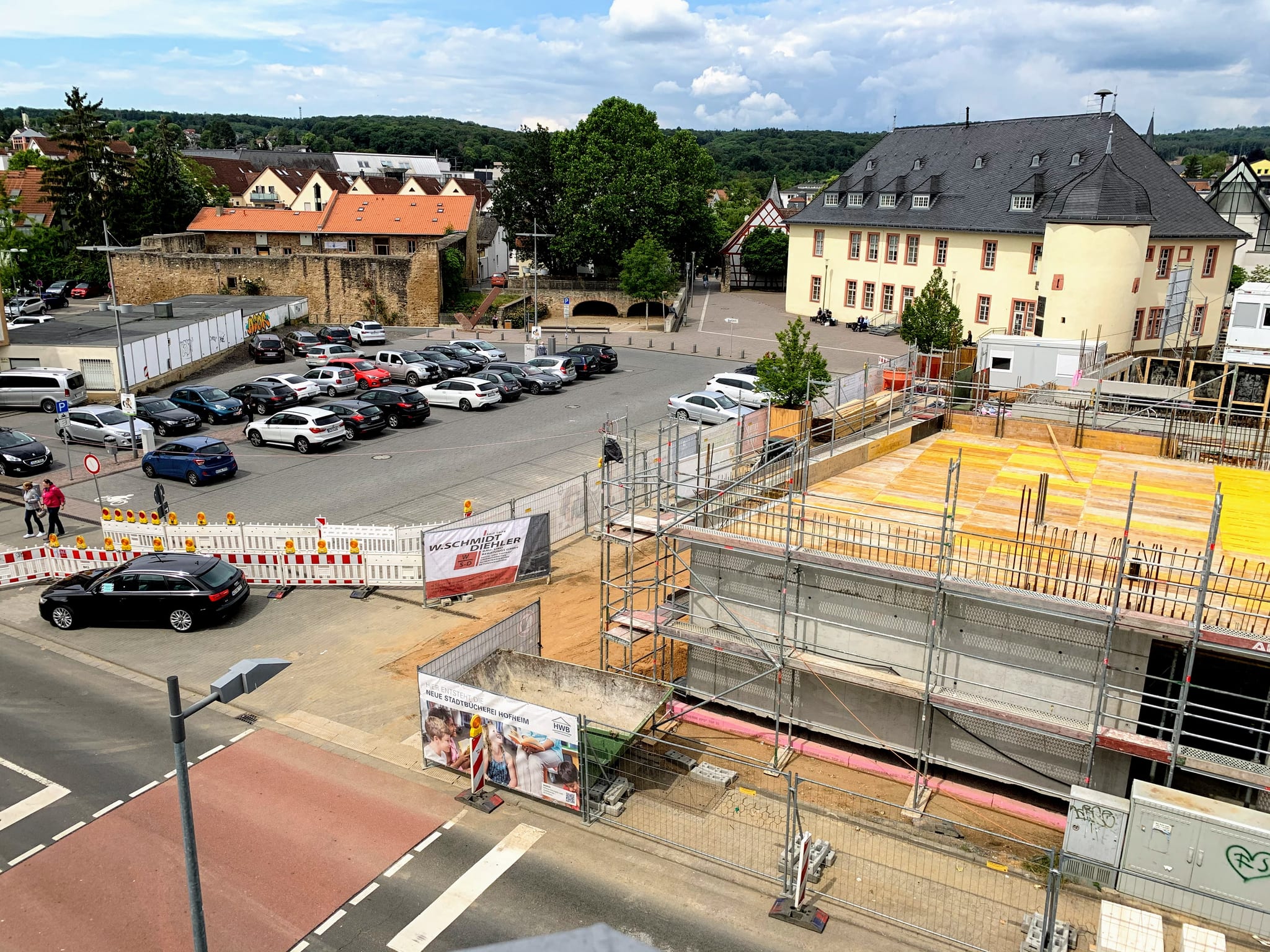 Elisabethenstraße offen, Parkplätze frei