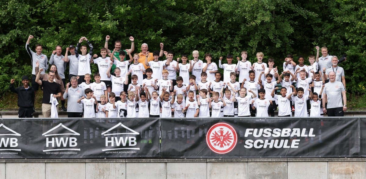 5. HWB-Fußballcamp: Eintracht Frankfurt Fußballschule mit Rekord-Teilnehmerzahl in Lorsbach
