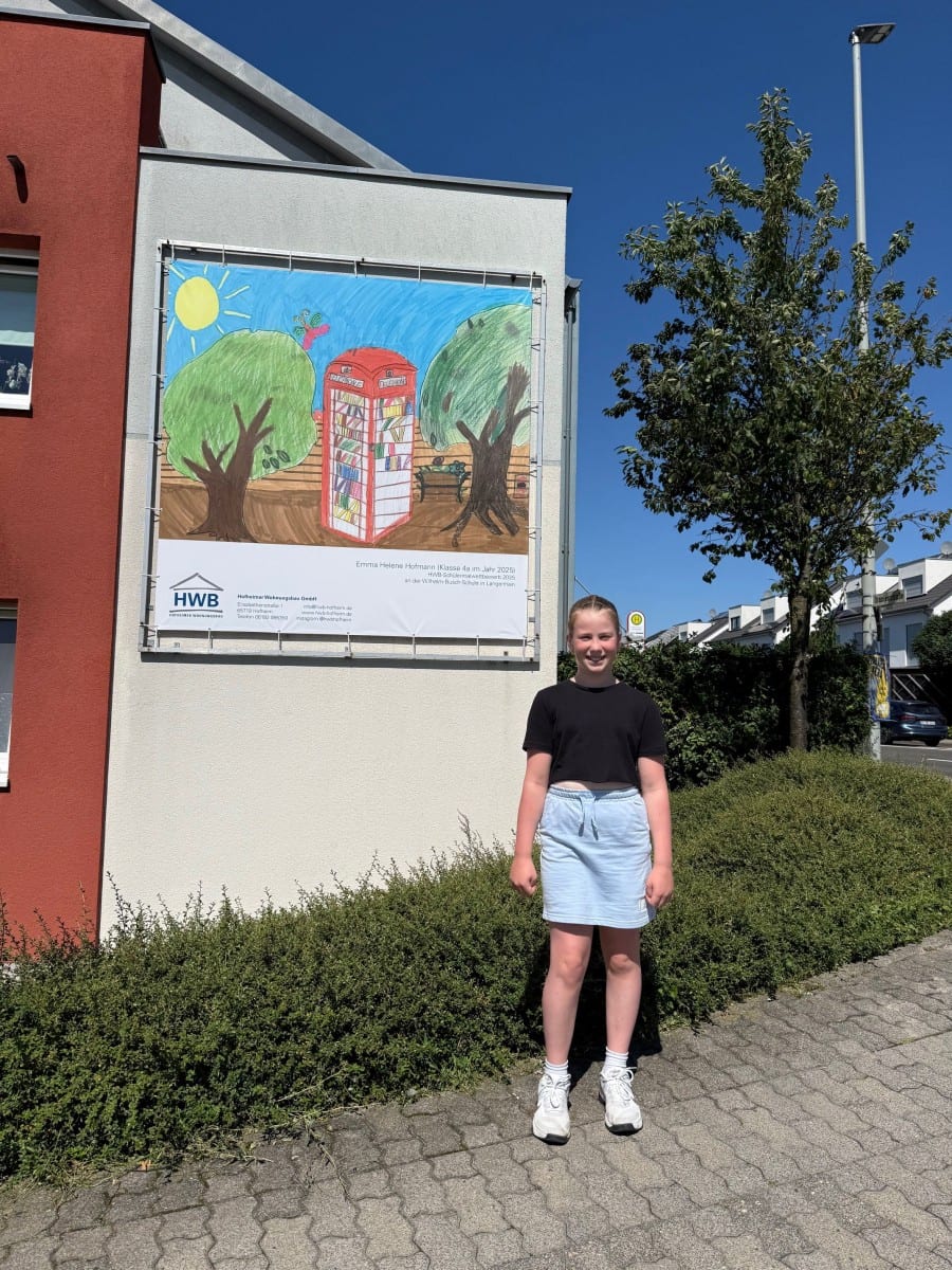 HWB-Malwettbewerb: Emma Helene ist die Gewinnerin der vierten Jahrgangsstufe