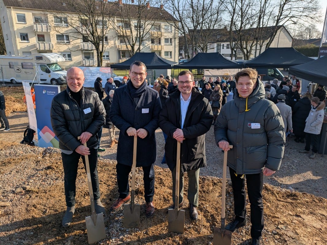 Spatenstich für gefördertes Wohnhaus mit Kita in Hofheim am Taunus – Instone und HWB starten Bau an der Homburger Straße