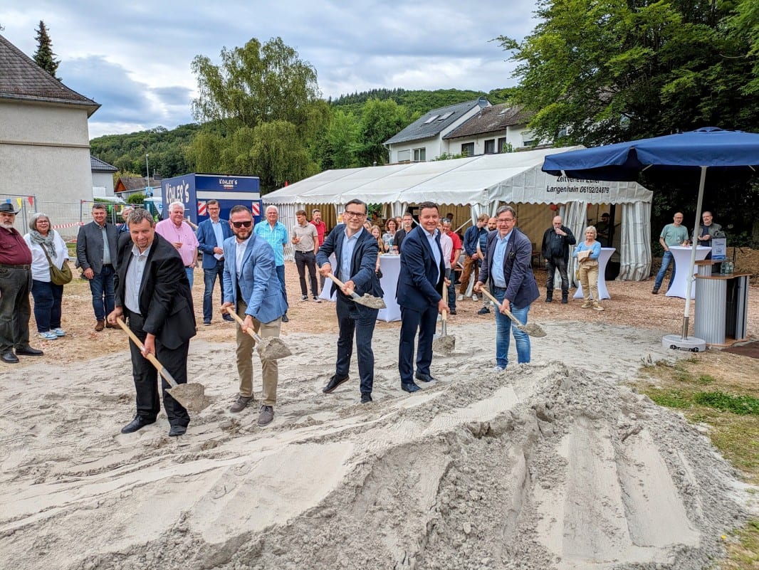 Wohnen im Lorsbachtal: Spatenstich für neuen Wohnraum