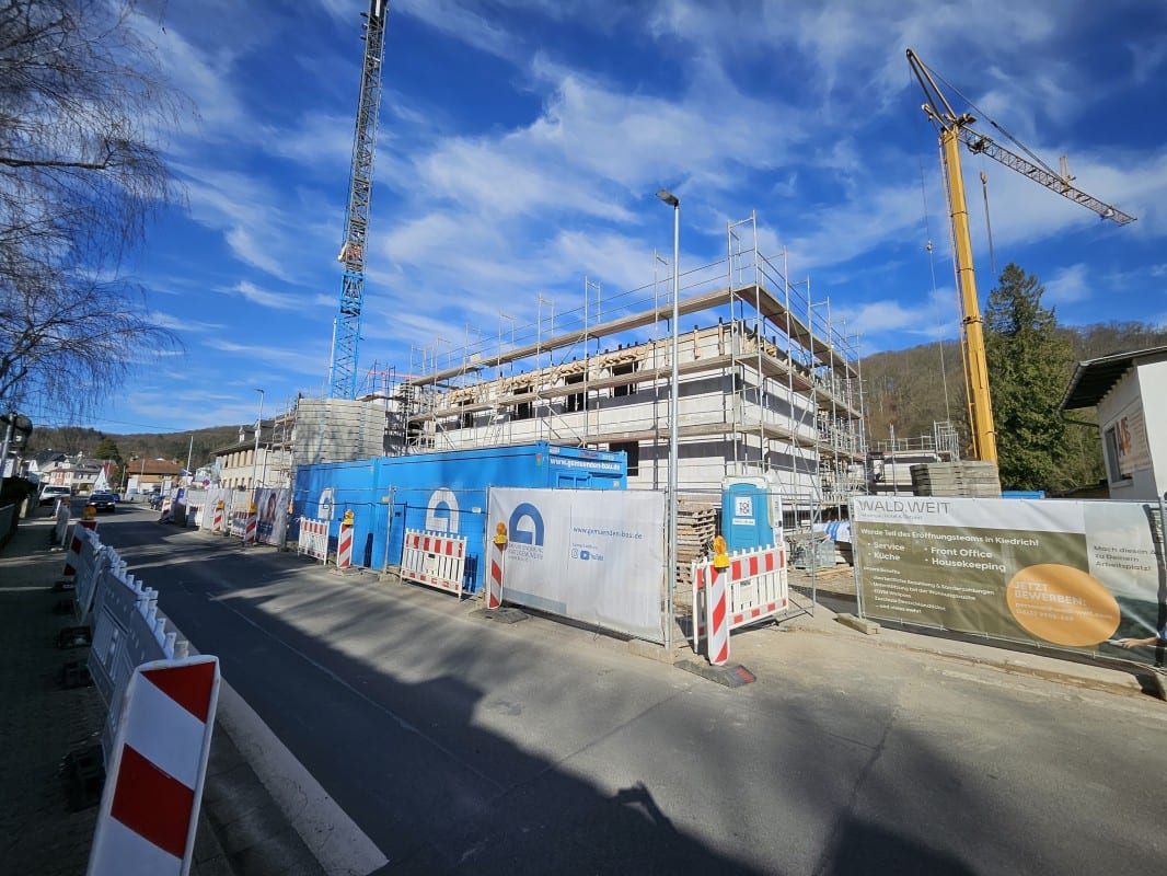 Wohnen im Lorsbachtal: Rohbauten stehen vor Fertigstellung