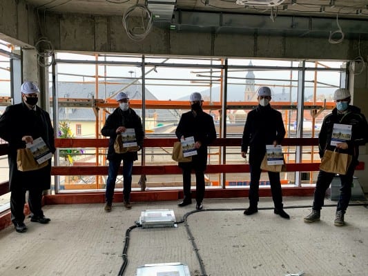 Neue Stadtbücherei: Dank an die Handwerker statt einer Feier