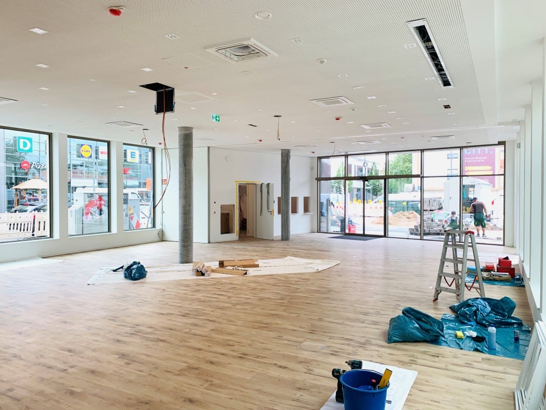 Neue Stadtbücherei: Übergabe der Gebäude kommt in Sicht