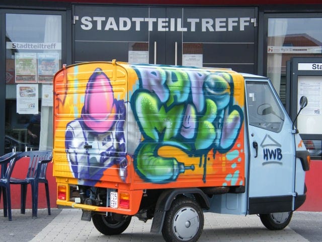 Dank Helge „Bomber“ Steinmann bekennt das rapmobil jetzt Farbe