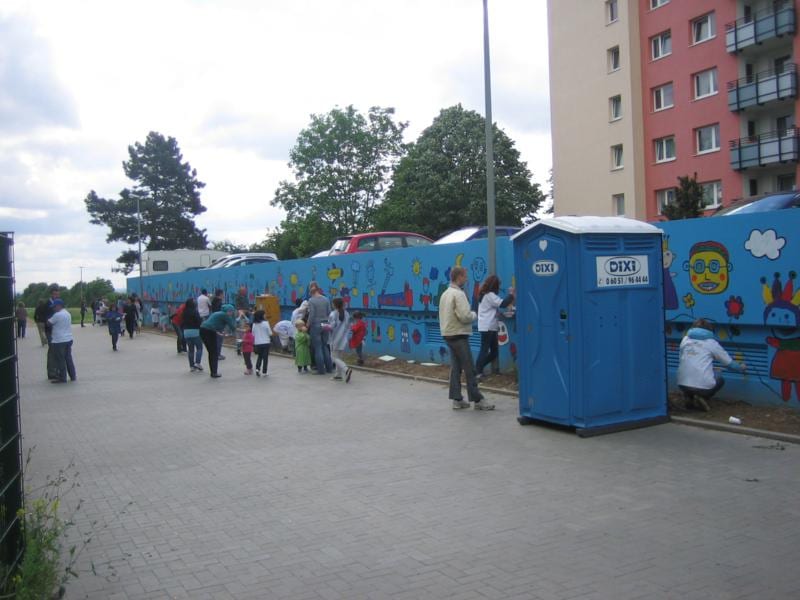 Wandverschönerung Frankfurter Straße 106 1