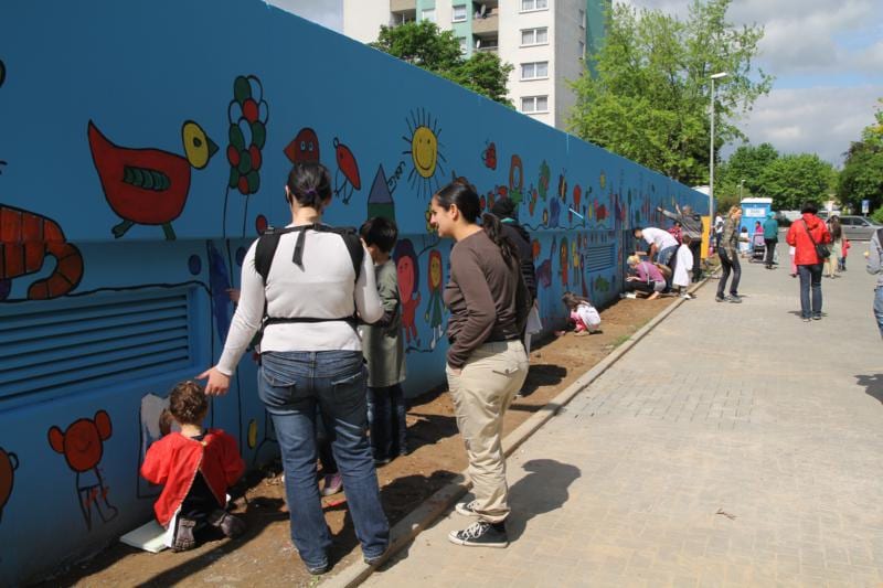 Wandverschönerung Frankfurter Straße 106 67