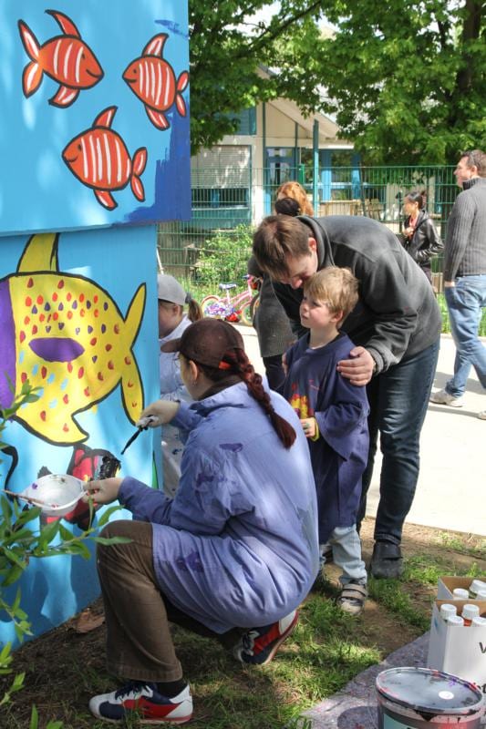 Wandverschönerung Frankfurter Straße 106 99